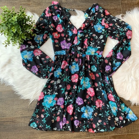 Express floral dress - Picture 1 of 7